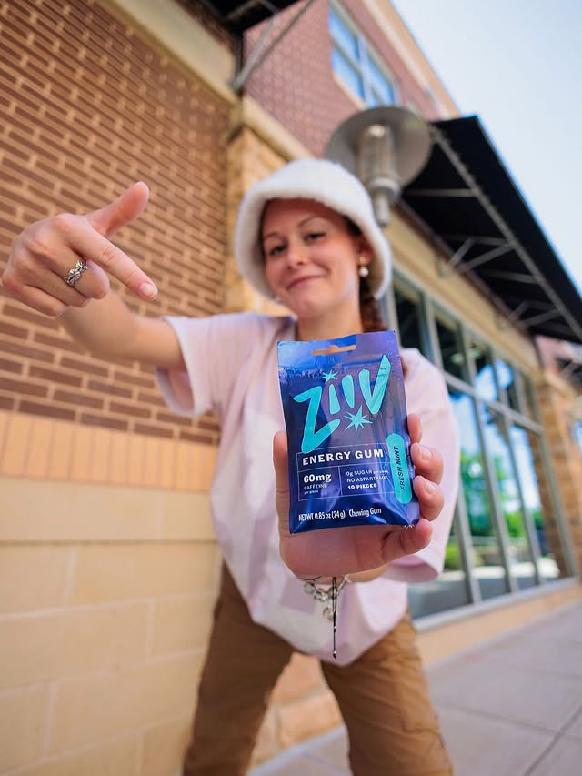 Pointing at your new favorite pick-me-up